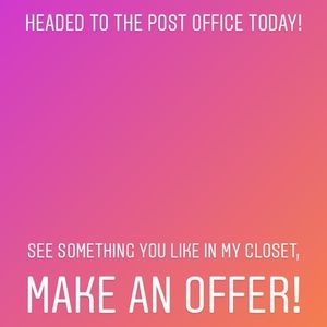 POST OFFICE PRICING—MAKE AN OFFER!